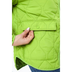 Куртка женская №28036 нейлон с полиэстером (последний размер) зеленый 48 Куртка женская №28036 нейлон с полиэстером (последний размер) зеленый 48