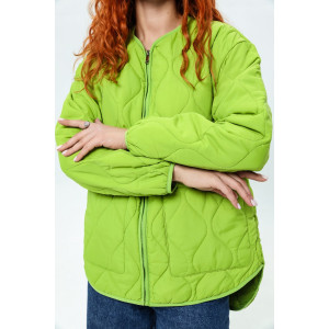 Куртка женская №28036 нейлон с полиэстером (последний размер) зеленый 48 Куртка женская №28036 нейлон с полиэстером (последний размер) зеленый 48