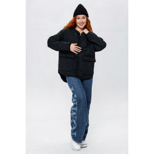 Куртка женская №28036 нейлон с полиэстером (последний размер) черный 48,52 Куртка женская №28036 нейлон с полиэстером (последний размер) черный 48,52