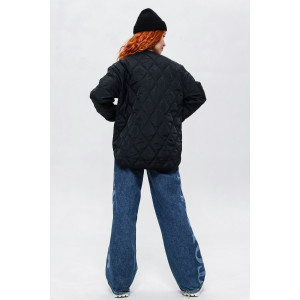 Куртка женская №28036 нейлон с полиэстером (последний размер) черный 48,52 Куртка женская №28036 нейлон с полиэстером (последний размер) черный 48,52