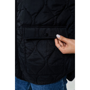 Куртка женская №28036 нейлон с полиэстером (последний размер) черный 48,52 Куртка женская №28036 нейлон с полиэстером (последний размер) черный 48,52