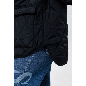 Куртка женская №28036 нейлон с полиэстером (последний размер) черный 48,52 Куртка женская №28036 нейлон с полиэстером (последний размер) черный 48,52