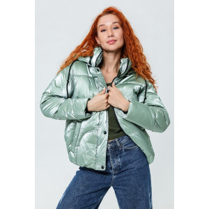 Куртка женская №28035 нейлон (последний размер) светло-зеленый 52 Куртка женская №28035 нейлон (последний размер) светло-зеленый 52
