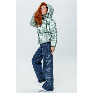 Куртка женская №28035 нейлон (последний размер) светло-зеленый 52 Куртка женская №28035 нейлон (последний размер) светло-зеленый 52