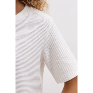 Футболка женская "Invoice" вафельное полотно (последний размер) молочный 50 Футболка женская "Invoice" вафельное полотно (последний размер) молочный 50