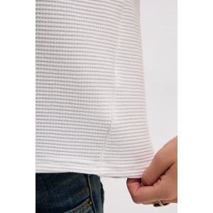 Футболка женская "Invoice" вафельное полотно (последний размер) молочный 50 Футболка женская "Invoice" вафельное полотно (последний размер) молочный 50