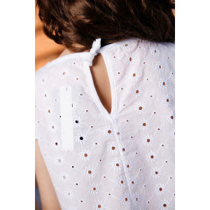 Платье детское №9184 шитье (последний размер) белый 116 Платье детское №9184 шитье (последний размер) белый 116