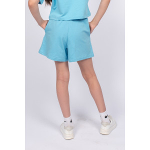 Шорты детские №101268 футер 2-х нитка (последний размер) голубой 146 Шорты детские №101268 футер 2-х нитка (последний размер) голубой 146