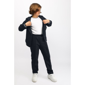 Брюки школьные SP78 трикотаж стрейч (последний размер) темно-синий 152-38 Брюки школьные SP78 трикотаж стрейч (последний размер) темно-синий 152-38