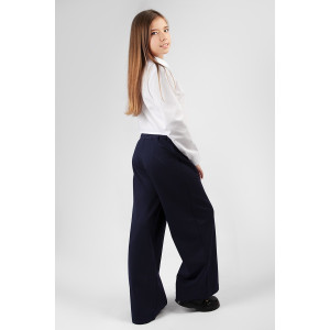 Брюки школьные SP2716 трикотаж стрейч (последний размер) темно-синий 152 Брюки школьные SP2716 трикотаж стрейч (последний размер) темно-синий 152