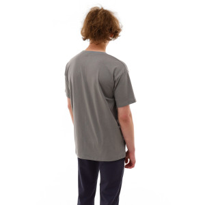 Футболка детская №1600 кулирка (последний размер) серый 134-140 Футболка детская №1600 кулирка (последний размер) серый 134-140