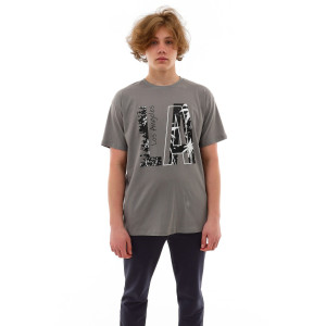 Футболка детская №1600 кулирка (последний размер) серый 134-140 Футболка детская №1600 кулирка (последний размер) серый 134-140