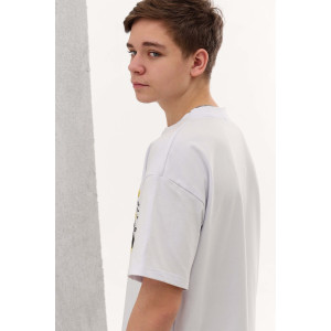 Футболка детская №1581 кулирка с лайкрой (последний размер) белый 164 Футболка детская №1581 кулирка с лайкрой (последний размер) белый 164