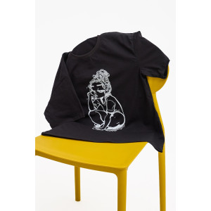 Футболка детская ФБН0003 кулирка (последний размер) черный 40 Футболка детская ФБН0003 кулирка (последний размер) черный 40