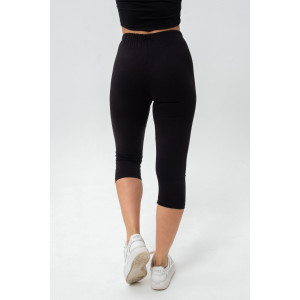 Бриджи женские №21611 кулирка с лайкрой (последний размер) черный 50,62 Бриджи женские №21611 кулирка с лайкрой (последний размер) черный 50,62