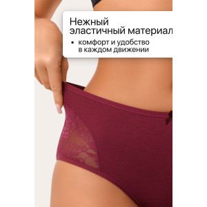 Трусы женские 8002 OIRO хлопок стрейч (последний размер) синий, зеленый, бордовый - упаковка 3 шт. 50-52 Трусы женские 8002 OIRO хлопок стрейч (последний размер) синий, зеленый, бордовый - упаковка 3 шт. 50-52