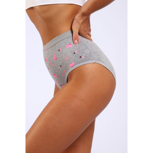 Трусы женские №28580 кулирка с лайкрой (последний размер) серый 50 Трусы женские №28580 кулирка с лайкрой (последний размер) серый 50