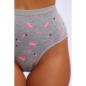 Трусы женские №28580 кулирка с лайкрой (последний размер) серый 50 Трусы женские №28580 кулирка с лайкрой (последний размер) серый 50