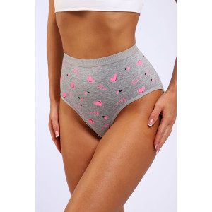 Трусы женские №28580 кулирка с лайкрой (последний размер) серый 50 Трусы женские №28580 кулирка с лайкрой (последний размер) серый 50