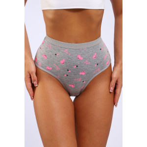 Трусы женские №28580 кулирка с лайкрой (последний размер) серый 50 Трусы женские №28580 кулирка с лайкрой (последний размер) серый 50