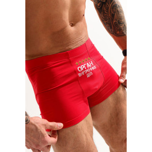 Трусы мужские "ОВД" кулирка с лайкрой пенье (последний размер) красный 60 Трусы мужские "ОВД" кулирка с лайкрой пенье (последний размер) красный 60