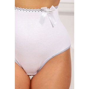 Трусы женские №64819 кулирка с лайкрой (последний размер) белый 52 Трусы женские №64819 кулирка с лайкрой (последний размер) белый 52