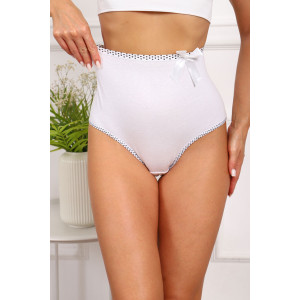 Трусы женские №64819 кулирка с лайкрой (последний размер) белый 52 Трусы женские №64819 кулирка с лайкрой (последний размер) белый 52