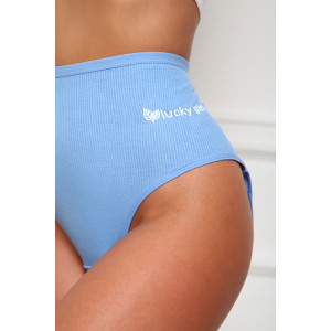 Трусы женские №64789 лапша (последний размер) голубой 56 Трусы женские №64789 лапша (последний размер) голубой 56