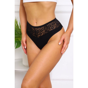 Трусы женские №64805 лапша (последний размер) черный 56 Трусы женские №64805 лапша (последний размер) черный 56