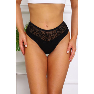 Трусы женские №64805 лапша (последний размер) черный 56 Трусы женские №64805 лапша (последний размер) черный 56