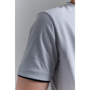 Футболка мужская №14490 кулирка (р-ры: 48-58) светло-серый Футболка мужская №14490 кулирка (р-ры: 48-58) светло-серый