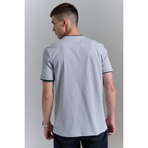 Футболка мужская №14490 кулирка (р-ры: 48-58) светло-серый Футболка мужская №14490 кулирка (р-ры: 48-58) светло-серый