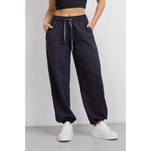 Брюки женские №36976 футер 2-х нитка (р-ры: 42-54) графит Брюки женские №36976 футер 2-х нитка (р-ры: 42-54) графит