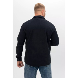 Рубашка мужская РММ-01 микровельвет (последний размер) черный 54-56 Рубашка мужская РММ-01 микровельвет (последний размер) черный 54-56