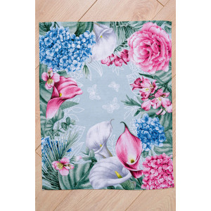 Набор кухонный из 3-х полотенец рогожка "Мятный аромат" Набор кухонный из 3-х полотенец рогожка "Мятный аромат"