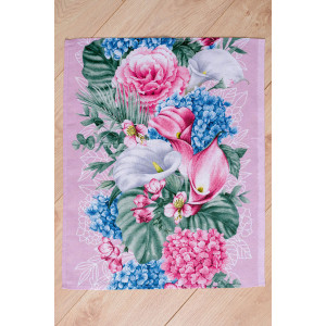 Набор кухонный из 3-х полотенец рогожка "Мятный аромат" Набор кухонный из 3-х полотенец рогожка "Мятный аромат"