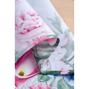 Набор кухонный из 3-х полотенец рогожка "Мятный аромат" Набор кухонный из 3-х полотенец рогожка "Мятный аромат"