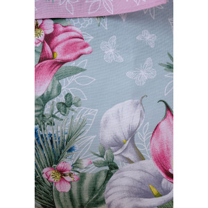 Набор кухонный из 3-х полотенец рогожка "Мятный аромат" Набор кухонный из 3-х полотенец рогожка "Мятный аромат"