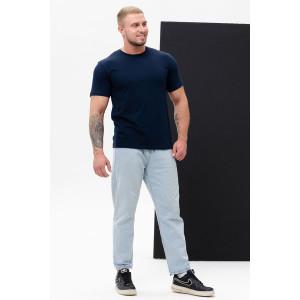 Футболка мужская "Матвей" кулирка (последний размер) темно-синий 70 Футболка мужская "Матвей" кулирка (последний размер) темно-синий 70