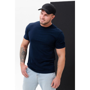 Футболка мужская "Матвей" кулирка (последний размер) темно-синий 70 Футболка мужская "Матвей" кулирка (последний размер) темно-синий 70
