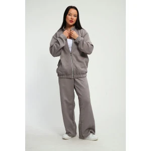 Костюм двойка женский К3179.2 тесла (р-ры: 48-62) Костюм двойка женский К3179.2 тесла (р-ры: 48-62)