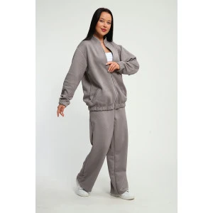 Костюм двойка женский К3179.2 тесла (р-ры: 48-62) Костюм двойка женский К3179.2 тесла (р-ры: 48-62)