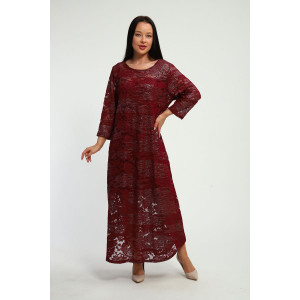 Платье женское П1370.3 вискоза с гипюром (р-ры: 48-62) Платье женское П1370.3 вискоза с гипюром (р-ры: 48-62)