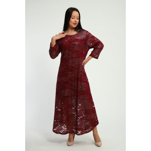 Платье женское П1370.3 вискоза с гипюром (р-ры: 48-62) Платье женское П1370.3 вискоза с гипюром (р-ры: 48-62)