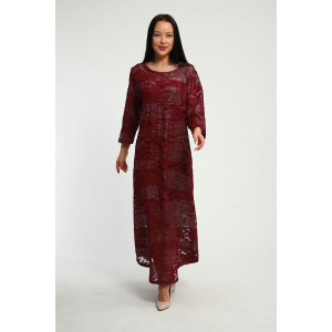 Платье женское П1370.3 вискоза с гипюром (р-ры: 48-62) Платье женское П1370.3 вискоза с гипюром (р-ры: 48-62)