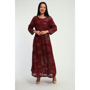 Платье женское П1370.3 вискоза с гипюром (р-ры: 48-62) Платье женское П1370.3 вискоза с гипюром (р-ры: 48-62)