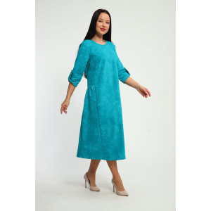 Платье женское П1372.3 футер 2-х нитка (р-ры: 48-62)