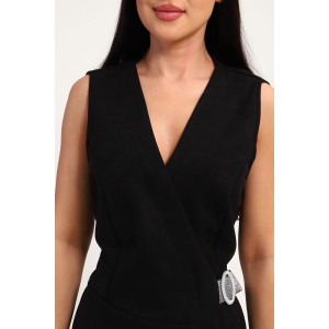 Платье женское П1369 экозамша (р-ры: 48-62) Платье женское П1369 экозамша (р-ры: 48-62)