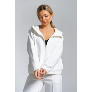 Костюм двойка женский 979 скуба (р-ры: 42-52) молочный Костюм двойка женский 979 скуба (р-ры: 42-52) молочный