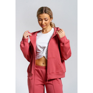 Костюм двойка женский 979 скуба (р-ры: 42-52) коралл Костюм двойка женский 979 скуба (р-ры: 42-52) коралл